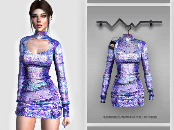 Sequin Dress BD391 by busra tr from TSR