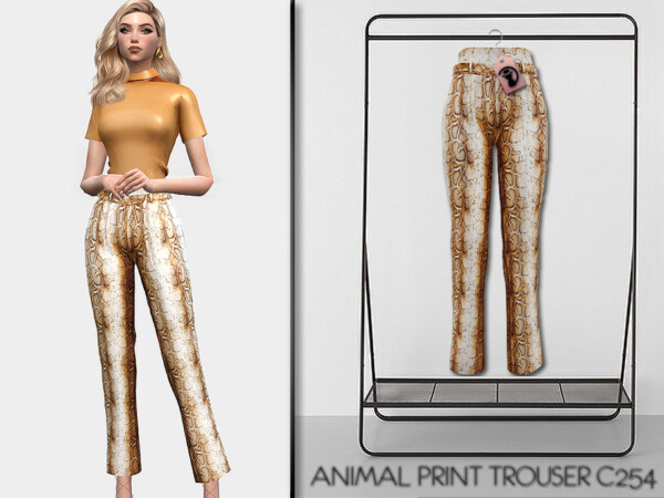 Set Animal Print Trouser by turksimmer from TSR