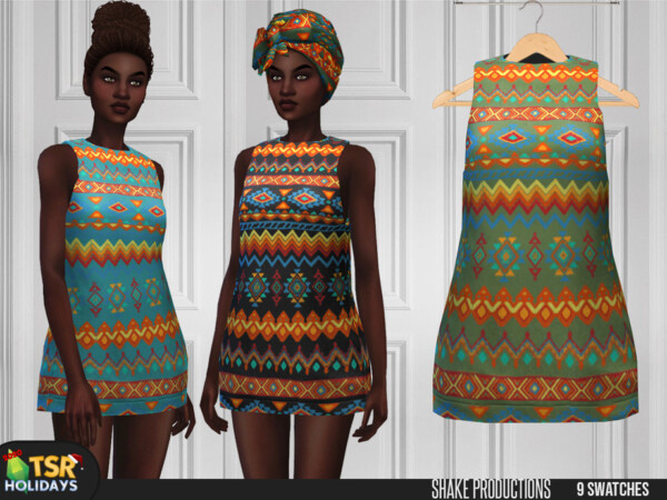 Kwanzaa Dress 2 by ShakeProductions from TSR