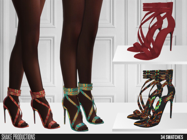 Kwanzaa High Heels by ShakeProductions from TSR