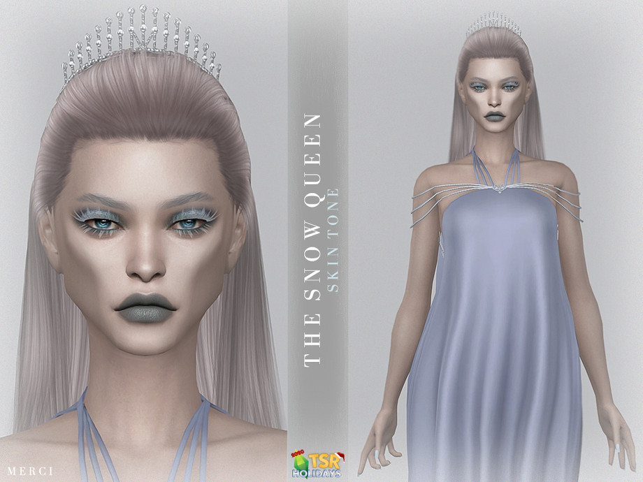 Snow Queen Skin Tone by Merci from TSR • Sims 4 Downloads