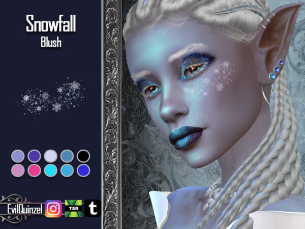 Snowfall Blush by EvilQuinzel from TSR