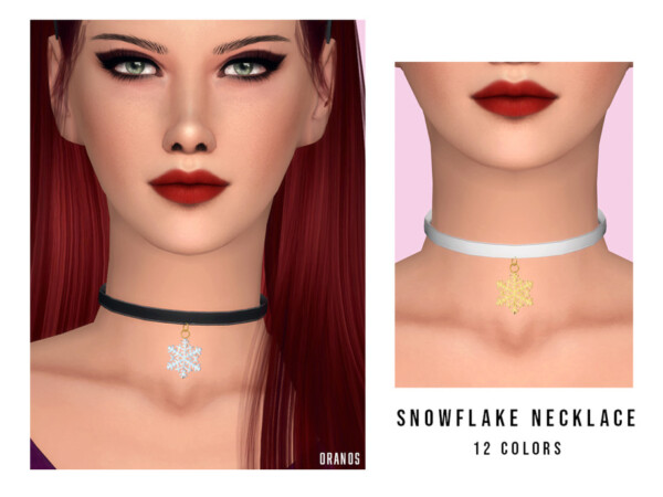 Snowflake Necklace by OranosTR from TSR