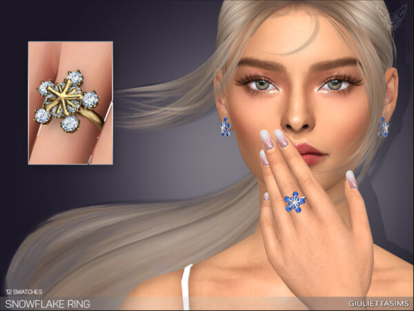 Snowflake Ring by feyona from TSR