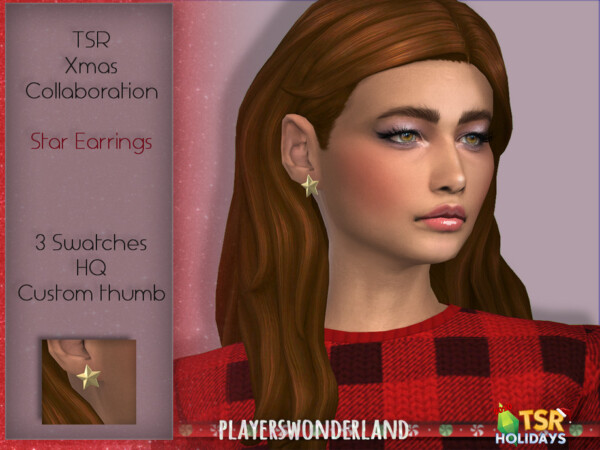 Star Earrings by PlayersWonderland from TSR