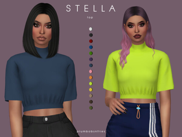 Stella top by Plumbobs n Fries from TSR