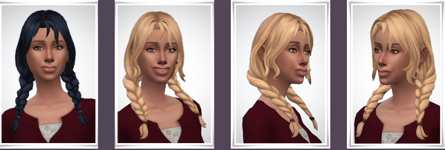 Susan Braids From Birkschessimsblog • Sims 4 Downloads