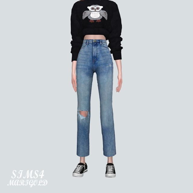 ripped jeans sims 4