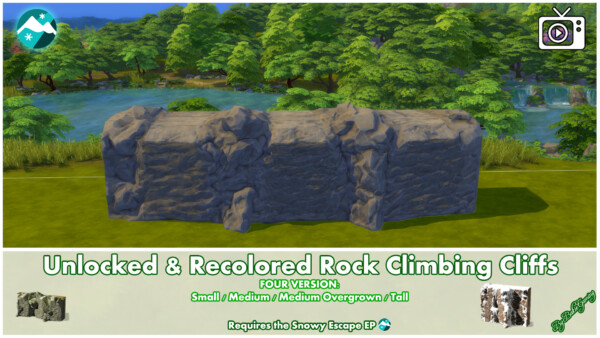 Rock Climbing Cliffs by Bakie from Mod The Sims