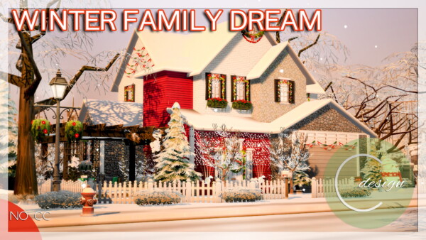 Winter Family Dream from Cross Design