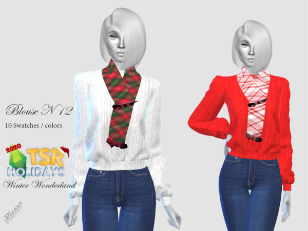 Winter Wonderland Blouse N 12 by pizazz from TSR