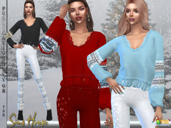 Woman pullover by Sims House from TSR
