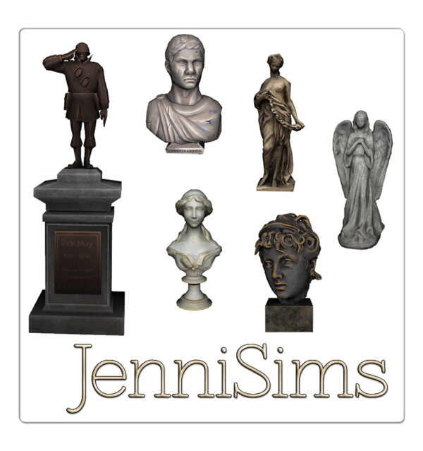 Sculpture, statues and busts from Jenni Sims