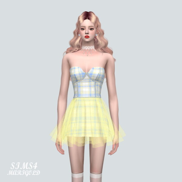 G Ballet Mini Skirt V2 from SIMS4 Marigold