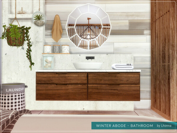 Winter Abode Bathroom by Lhonna from TSR