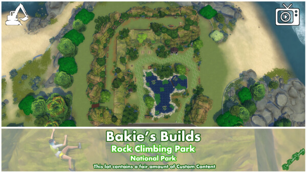 Rock Climbing Park  by Bakie from Mod The Sims