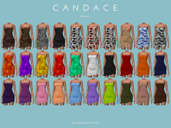 Candace dress by Plumbobs n Fries from TSR