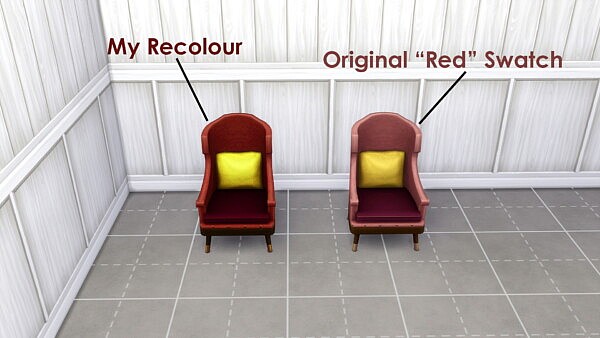 Guidrys Favourite Chair Recolour by georgeh0337 from Mod The Sims