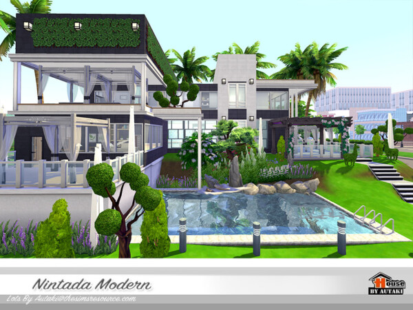 Nintada Modern House by autaki from TSR