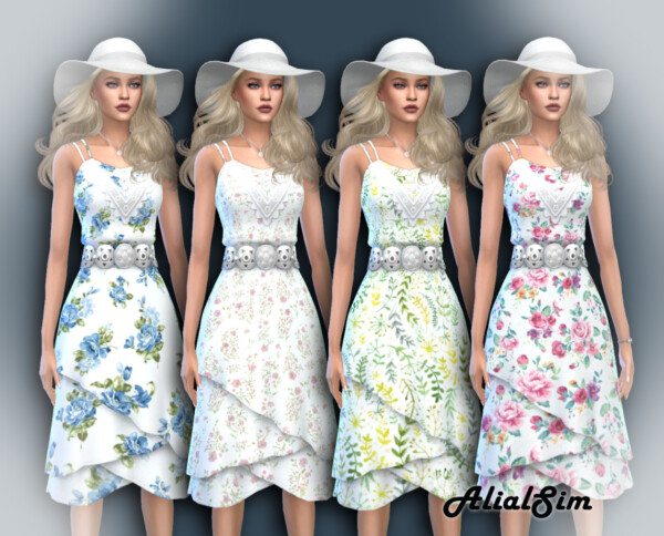 Flower Dress from Alial Sim