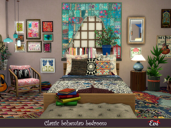 Classic Bohemian Bedroom by evi from TSR