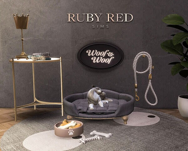 Lord Lou Antoinette Pet Bed Set from Ruby`s Home Design