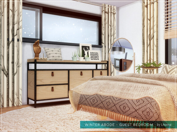 Winter Abode Guest Bedroom by Lhonna from TSR