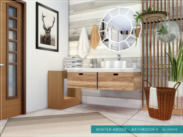 Winter Abode Bathroom II by Lhonna from TSR