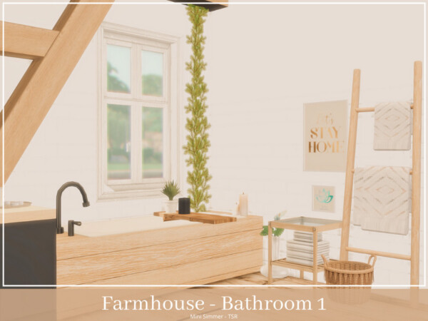 Farmhouse Bathroom 1 by Mini Simmer from TSR