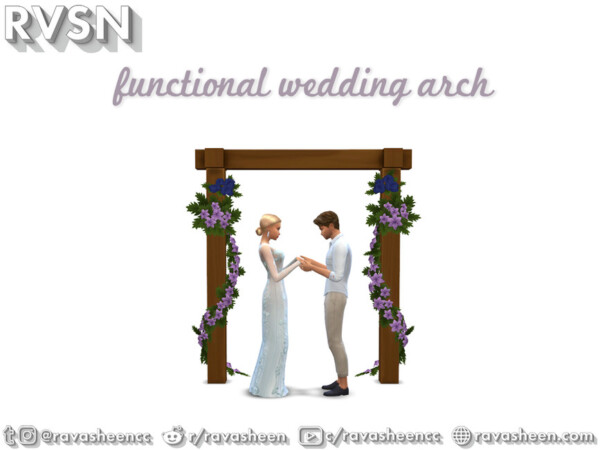 Holy Marchrimony Wedding Arches by RAVASHEEN from TSR