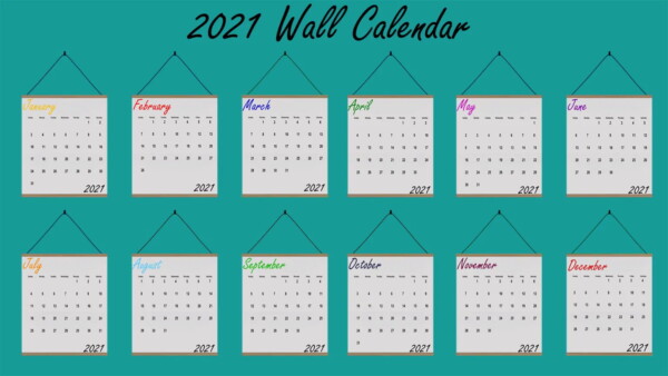 2021 Calendar from Sunkissedlilacs