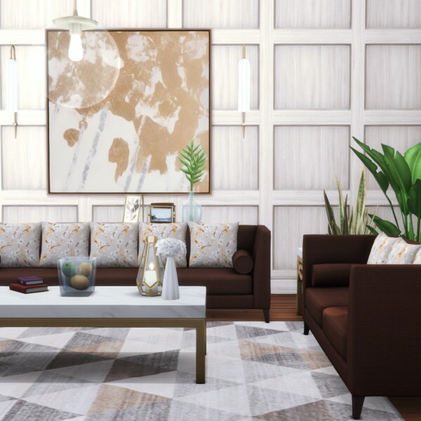 Baker Seating A Cosmoluxe Sofa Set from Simsational designs
