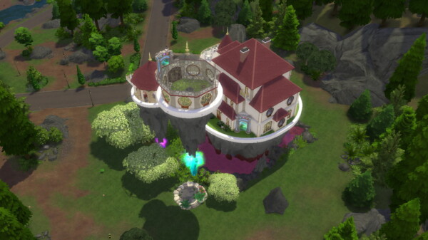 Glimmerbrook Magic School by Bellusim from Mod The Sims