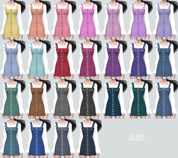 Y Star Mini Dress With Shirts from SIMS4 Marigold