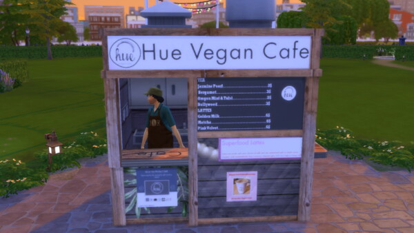 Hue Vegan Cafe Stand by ArLi1211 from Mod The Sims