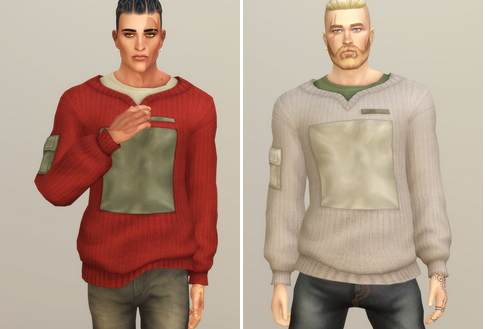 Basic Sweater V/M from Rusty Nail