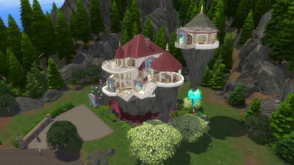 Glimmerbrook Magic School by Bellusim from Mod The Sims
