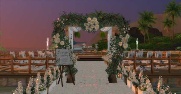 Pier Wedding Beach from Liily Sims Desing