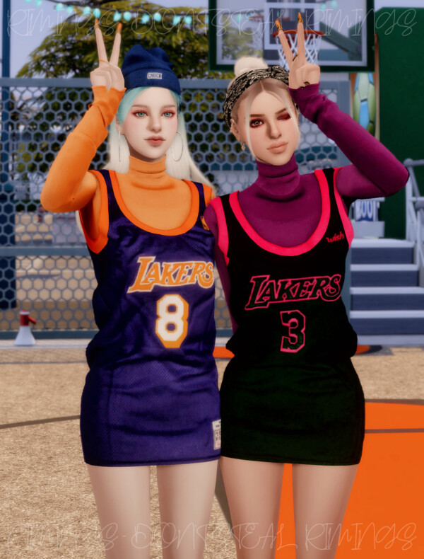 Basketball Uniform Dress from Rimings