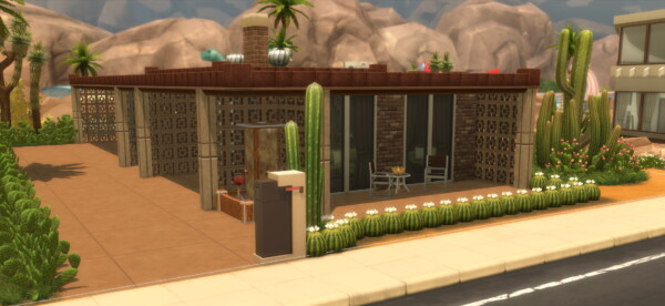 The Fleetwood  Mid Century Modern House by DominoPunkyHeart from Mod The Sims