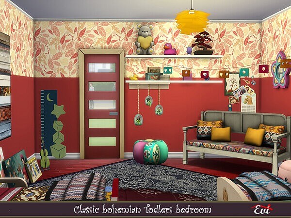 Classic Bohemian Kidsroom by evi from TSR
