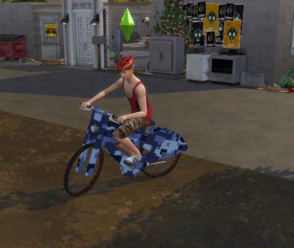 No Bicycle Helmet by endermbind from Mod The Sims