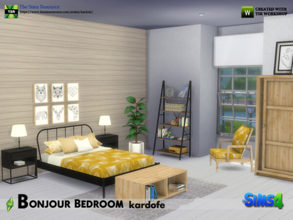 Bonjour Bedroom by Kardofe from TSR