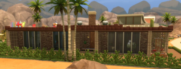 The Fleetwood  Mid Century Modern House by DominoPunkyHeart from Mod The Sims