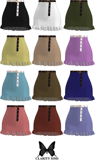 Cristine Skirt from Clarity Sims
