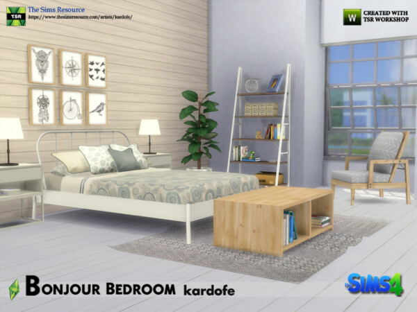 Bonjour Bedroom by Kardofe from TSR