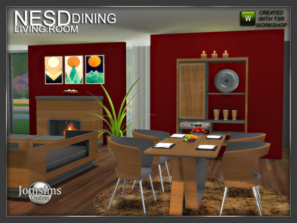 Nesd dining room by jomsims from TSR