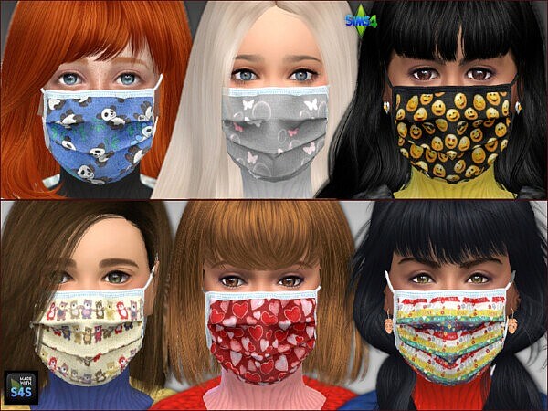 Face masks for children from Arte Della Vita