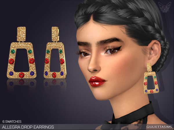 Allegra Drop Earrings by feyona from TSR