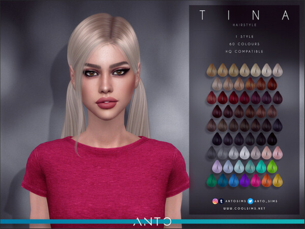 Tina Hair by Anto from TSR